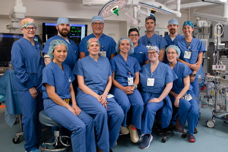 The Elliot's Cardiothoracic surgery team
