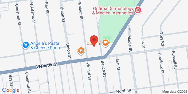 Map showing location at 138 Webster Street, Manchester, NH, 03104, US