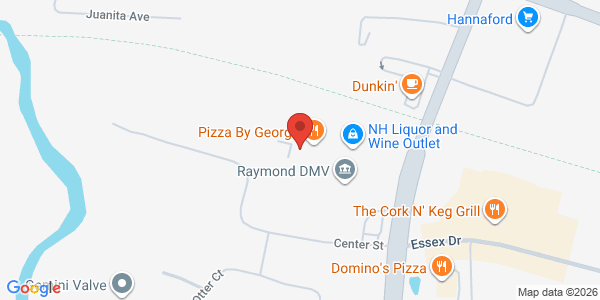 Map showing location at 15 Freetown Road, Suite 8, Raymond Shopping Center, Raymond, NH, 03077, US