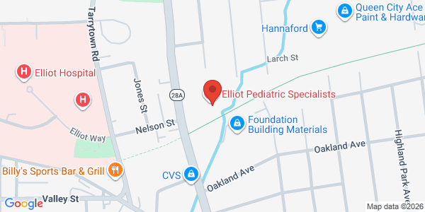 Map showing location at 275 Mammoth Rd, Suite 4, Manchester, NH, 03109, US