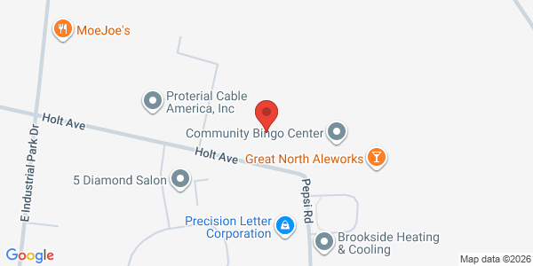 Map showing location at 1050 Holt Avenue, Suite 5, Manchester, NH, 03109, US