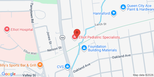 Map showing location at 275 Mammoth Road, Suite 3, Manchester, NH, 03109, US